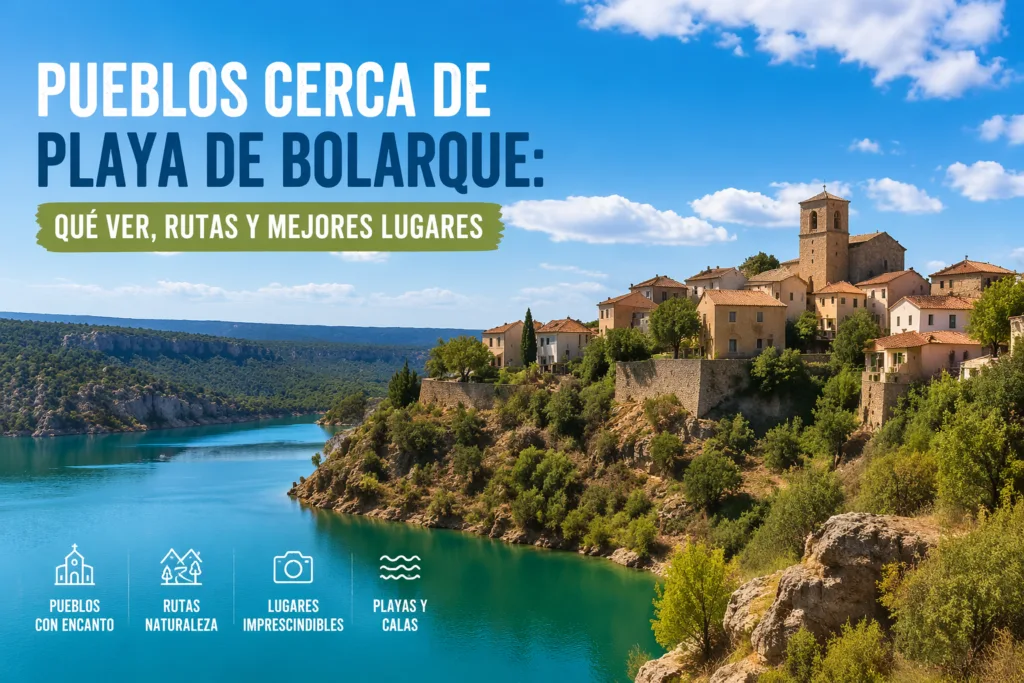 Pueblos cercanos a Playa de Bolarque ofrecen rutas y lugares ideales para explorar y disfrutar