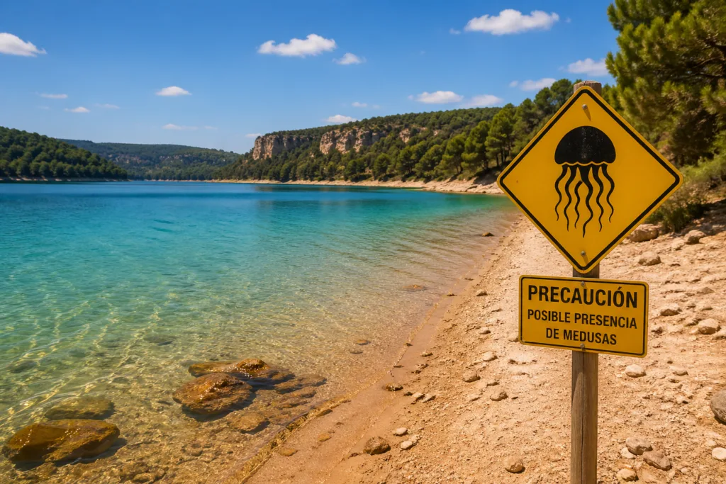 Hay medusas o peligros en Playa de Bolarque, descubre qué animales del agua pueden representar riesgos en esta playa.