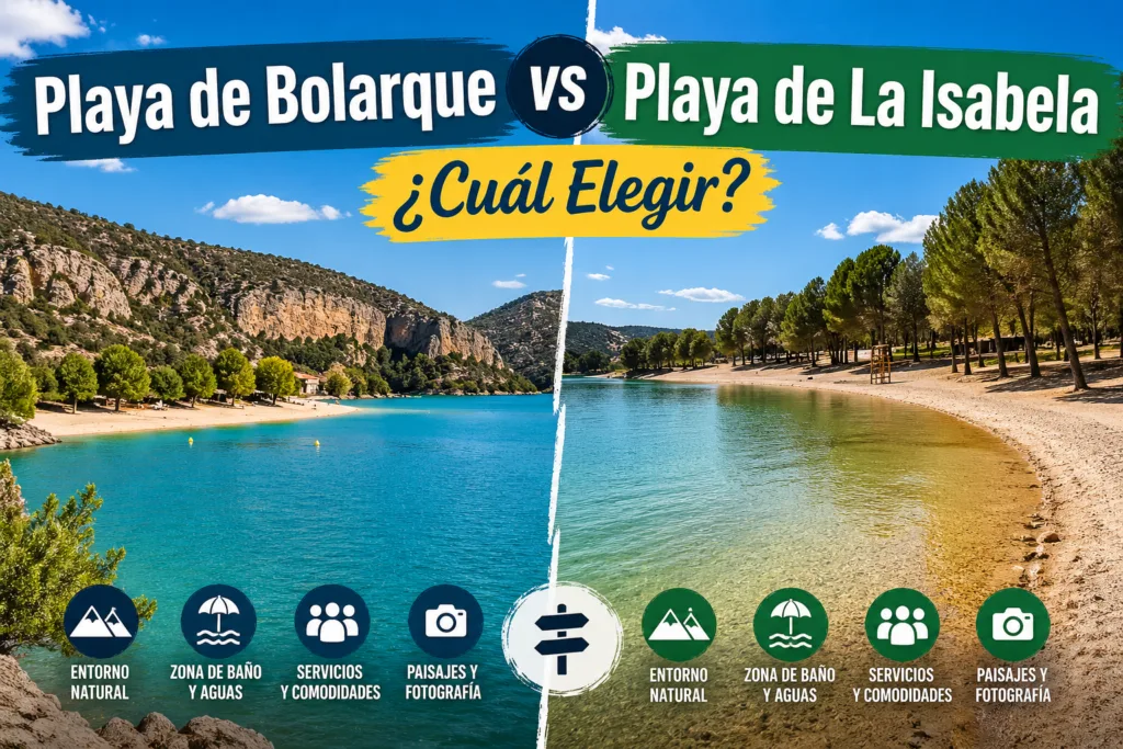 Bolarque vs Playa Isabela: descubre cuál playa escoger para disfrutar del hermoso paisaje y actividades acuáticas.